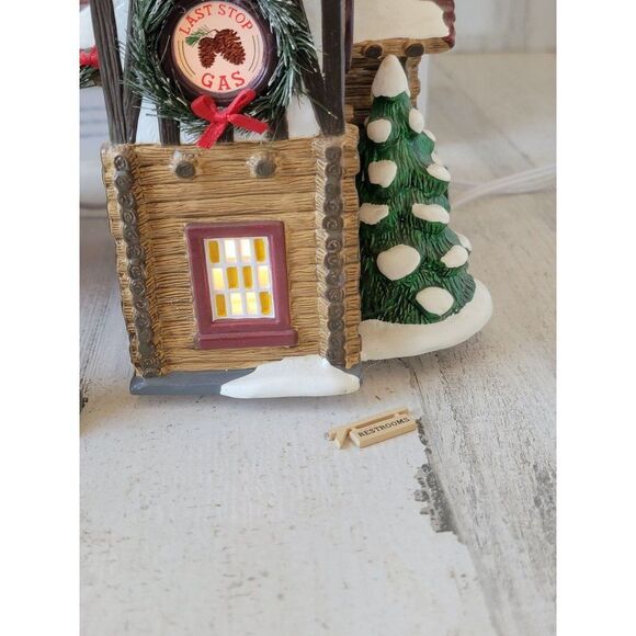 Dept 56 55012 Last Stop Gas Station snow village accessory Xmas - Picture 4 of 15